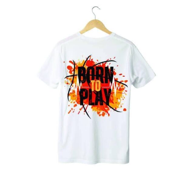 White Printed T Shirt