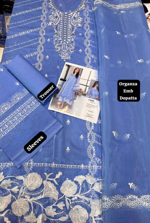 Unstitched dress 3 Piece - Image 3