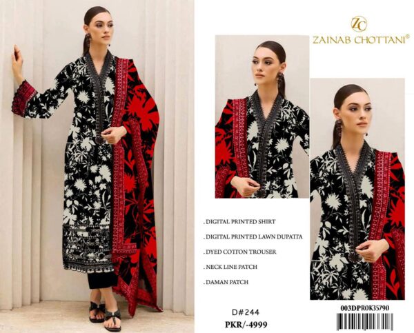 Unstitched dress 3 Piece - Image 2